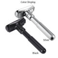 Mingshi Adjustable Safety Razor Double Edge Classic Men Shaving Mild to Aggressive 1-6 File Hair Removal Shaver It with 5 Blades. 