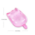Pink Cat Mouse Wrist Support Pad Computer Mouse Hand Wrist Rests Cartoon Pain Relief Non-Slip Base Home Office Silicon Pad.