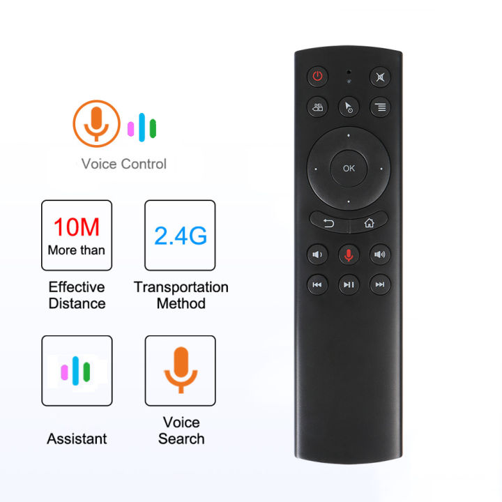 G20BTS Plus G20S PRO 2.4G Wireless Smart Voice Air Mouse Gyroscope IR Learning Backlit G20S Remote Control for Android TV BOX