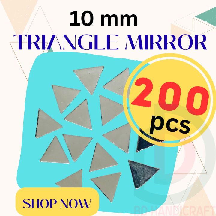 BDH%2010mm%20Triangle%20Shape%20Glass%20Mirror%20Pieces%20for%20Lippan%20Art%20&%20Craft%20Decoration%20-%20Image%203