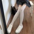 Women Tights Pantyhose Patchwork Sheer Black Thigh High Stockings Tights Women Female Hosidery Over Knee Stripe Pantyhose. 