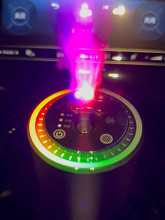 Car air freshener RGB Starry Sky Top 3-color starry sky car aromatherapy LED light USB charger essential oil diffuser