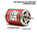 RCXAZ 540/550 Pro Brushed Motor Replacement Parts for 1/10 RC Crawler Axial SCX10 TRX4 TRX6 RC Car Boat. 