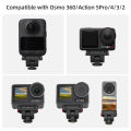 Magnetic Adapter For DJI OSMO Action 5 Pro/4/360/Nano Quick-release Mount with 1/4 Screw Expansion for DJI Action 5 4 3 2 Camera. 