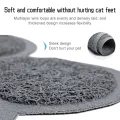 PVC Pet Mat Non-slip Claw-shaped Cat Litter Rub Feet Cat Toilet Dog Puppies Feeding Mat Cute Dish Bowl Food Feed Placement. 