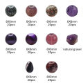 200Pcs/Box 8mm Crystal Glass Round Spacer Beads Gravel Chip For DIY Making Jewelry Handmade Bracelet Necklace Earing Craft Kit. 