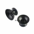 IVYUEEN 6 PCS Black Replacement 3D Analog Thumb Stick for PlayStation 3 PS3 Controller Joystick Mushroom Cap Grip for Dualshock3.