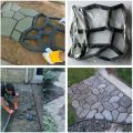 DIY Pavement Mold Walk Path Maker for Home Garden DIY Manually Paving Brick Mold Concrete Form Pathmate Stepping Stone Molds. 