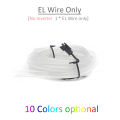EL Wire Light 1M 2M 3M 5M LED Neon Light 3V 5V 12V EL Rope Tube LED Strip with Inverter for Car Dance Party Bike Decor Lighting. 