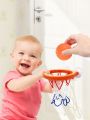 Bathroom Suction Cup Basketball Frame Playing Water Basketball Holder Indoor Mini Shooting Baby Kids Bath Toys. 