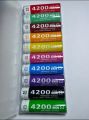 18650 3.7V rechargeable 4200mAh lithium Ion Battery  cell 4200mAh li-ion battery cell high Quality. 