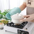 1/2Pcs Long Thickened Oven Gloves Heat Resistant Microwave Glove BBQ Baking Hot Pot Silicone Mitts Cooking Pinch Mitts Potholder. 