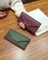 C & K long wallet women leather wallet. 