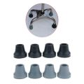4pcs 5/8 inch (16mm) Soft Replacement Rubber Tip for Walking Stick - Crutch Stability and.