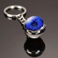 Orb Constellation Exquisite Luminous Crystal Zodiac Keychain Virgo Orb Crystal Leo Keychain. 