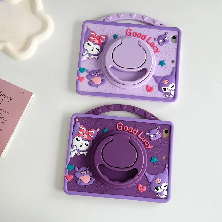 Sanrio%20Hello%20Kitty%20Silicone%20Tablet%20Case%20-%20Soft,%20Cute,%20and%20Durable%20Protective%20Cover%20iPad%2010.2%20Inch%207/8/9th%20Generation%20-%20Cartoon%20-%20Image%205