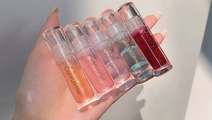 glittery lip oil lip gloss 3pcs combo lip plumper