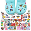 39Pcs/set Cute Snack Chocolate Chips Shoe Charms for DIY Bracelet Wristband Accessories Kid's Women Party Favor Gifts. 