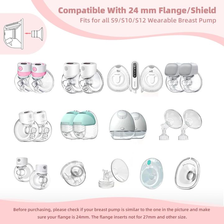 Flange%20Sizing%20Kit%20with%2010PCS%20Flange%20Inserts%2013/15/17/19/21mm,%20Nipple%20Measurement%20Tool,%20Silicone%20Breast%20Pump%20Flange%20Insert%20Kit%20-%20Image%206