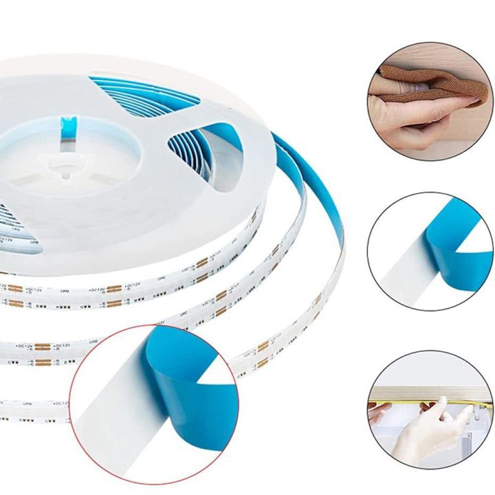 Zigbee%20DC24V%20COB%20LED%20Strip%20Light%20840leds/m%201-5M%20RGB%20High%20Density%20Flexible%20FOB%20COB%20Lights%20TV%20Bedroom%20Party%20DIY%20Decor%20%20Alexa%20-%20Image%204