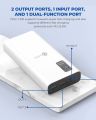 Danny Titan T-100 20000mAh Power Bank – Dual USB Output, Fast Charging, Digital Display. 