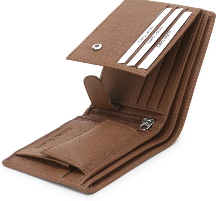 Classic New Stylish Two-Zip Wallet Purse for Men