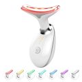 7 Color Neck Face Lifter Ems Neck Face Lifting Massager Skin Tighten Device Led Photon Therapy Anti Wrinkle Double Chin Remover.