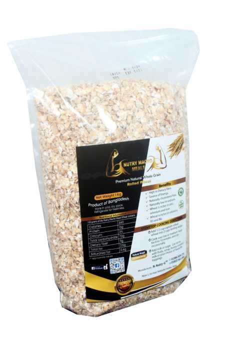 1 kg-whole grain Australian rolled wheat( category of oats) | Daraz.com.bd