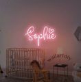 Neon shine name signboard 5 letters with adapter, neon led tube with your name. 