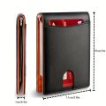 Synthetic Leather Slim Smart Wallet for Men Credit Card Holder Money Clip RFID Blocking Men Thin Bifold Wallet Walet Money Bag. 