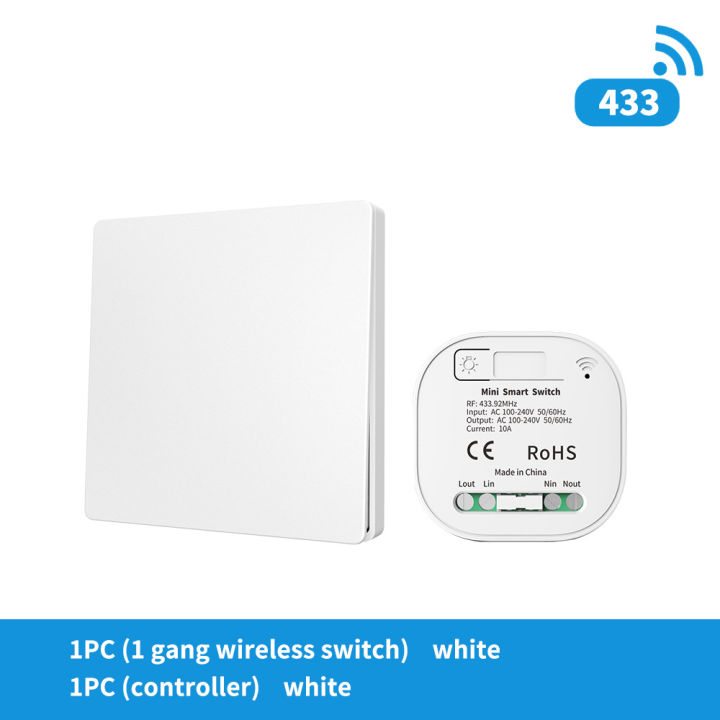 Smartware Rf433 RF433 self-generating remote control switch, wireless, free-to-place ...
