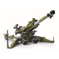 258PCS WW2 Light Howitzer Model Building Block Small Particles Compatible Kids Bricks Toys Construction Kits Boy .