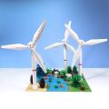 Building blocks MOC building model Windmill garden scene decoration DIY building blocks toys. 