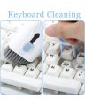 7-in-1 Computer Keyboard Cleaner Brush Kit Bluetooth Cleaning Pen For Earbuds Headset Clean Tool Keycap Puller. 