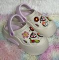 New Premium EVA Rubber High Heel Crocs With Cute Charms Ultra Comfortable & Durable Cushioned For Girls & Ladies. 