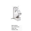 Foldable Stainless Steel Rocket Stove Detachable Durable Reliable Suitable for Different Ignition Items Adjustable Air Inlet. 