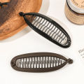 Matte Fish Shaped Hairpin Ponytail Banana Hair Clip Headband For Women Hair Accessories HairgripsTwist Clamp Barrettes Headwear.