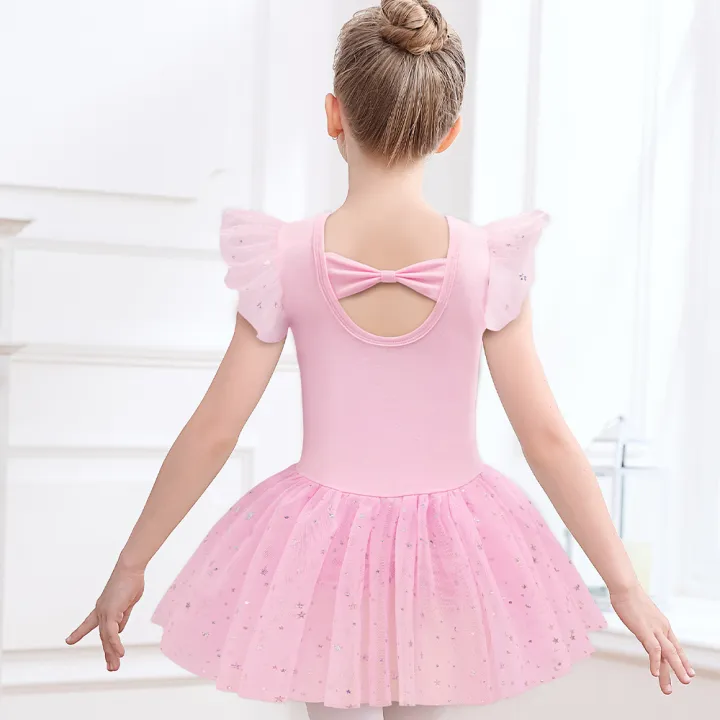 Girls%20Dance%20Leotards%20for%20Ballet%20Dress%20Shiny%20Tutu%20Skirted%20Leotard%20Gymnastics%20Bodysuit%20Ballet%20Wear%20Stage%20Performance%20Costume%20-%20Image%202