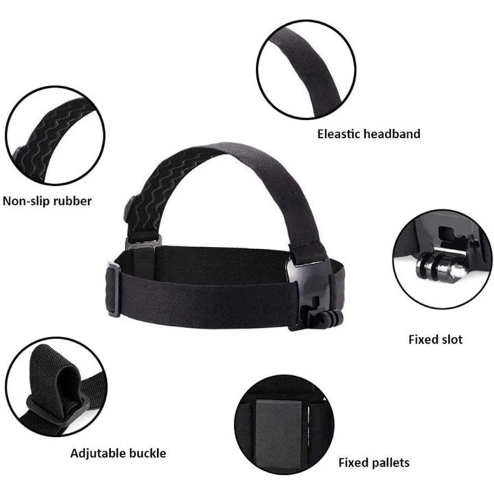Head%20Chest%20Strap%20Mount%20Selfie%20Stick%20Buoyancy%20Stick%20Suction%20Cup%20For%20%20SJCAM%20AKASO%20Insta360%20Osmo%20Action%20Camera%20Accessories%20Set%20-%20Image%202