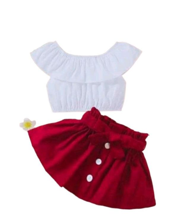 Cotton Skirt Mini Skirt For Baby Girl Toddler Baby Girl Cotton