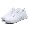 Women Casual Shoes Fashion Breathable Walking Mesh FlatShoesSneakers White Female Footwear. 