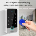 IP65 Access Control Door System Tuya RFID 125Khz+13.56Mhz Bluetooth Fingerprint Keypad Work Wifi Gateway Remote Unlock ABS Shell.