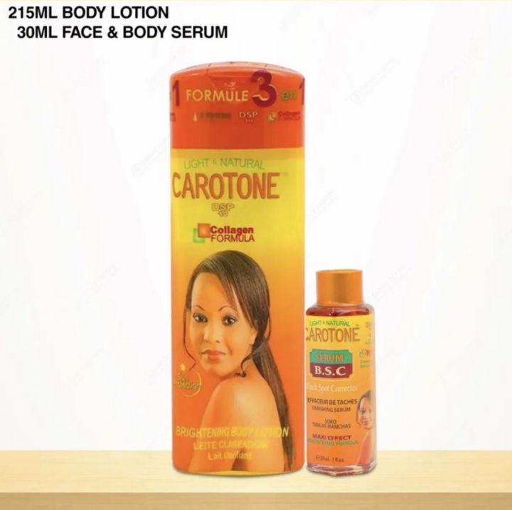 Carotone cream and serum