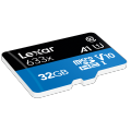 Lexar 32GB Micro SDHC 633x (10 MB/s). 