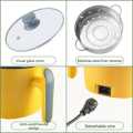 Electric Multi Cooker -Frying, Pan Grill Pot Mini Rice Cooker - Versatile Cooking Pot for Your Kitchen. 