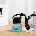 Car Decoration Essential Oil Diffuser Fragrance Air Freshener Scent Perfume Bottle Ornament Hanging Empty Bottle Accessory. 