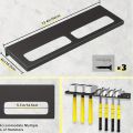Screw Driver Holder Pliers Organizer For Wall Heavy-Duty Holder Space Saving Utility Shelf For Shed Home Workbench.