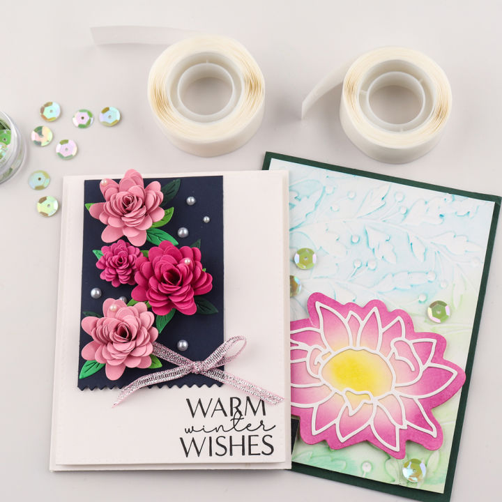 300pcs/Rolls%20Mini%20Double%20Sided%20Tape%20Glue%20Point%20Clear%20Ultra%20Thin%20Stickers%20Adhesive%20Dots%203mm/5mm%20Permanent%20Sticky%20DIY%20Craft%20Dots%20-%20Image%206