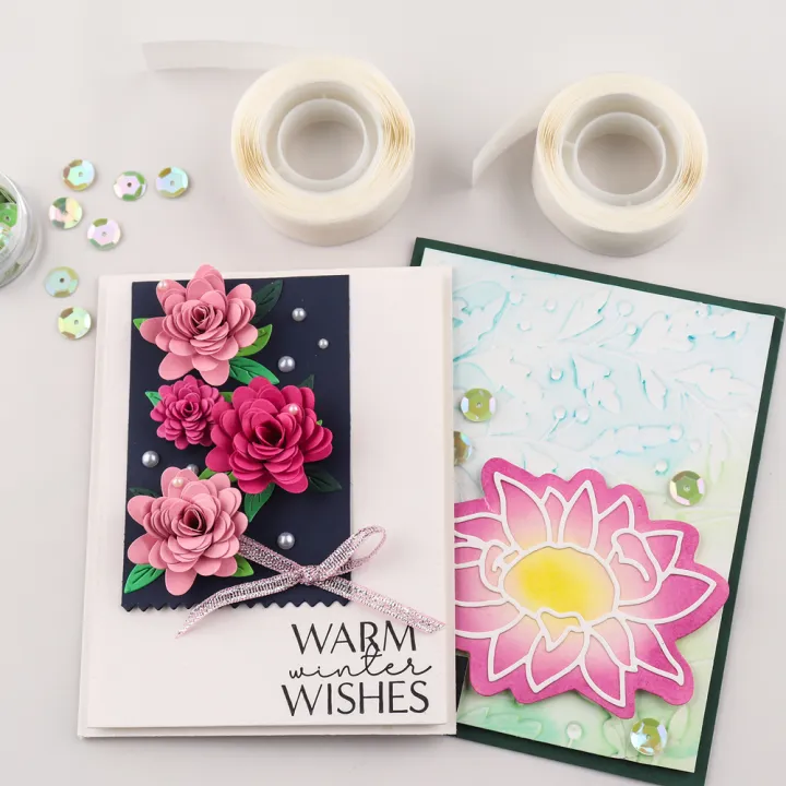 300pcs/Rolls%20Mini%20Double%20Sided%20Tape%20Glue%20Point%20Clear%20Ultra%20Thin%20Stickers%20Adhesive%20Dots%203mm/5mm%20Permanent%20Sticky%20DIY%20Craft%20Dots%20-%20Image%206