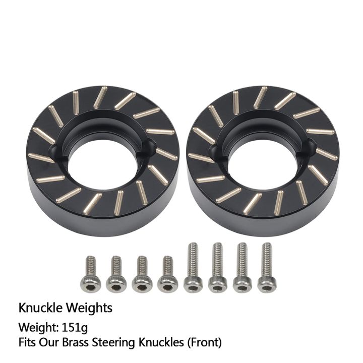 Black%20Brass%20Weights%20AR44%20Axle%20Diff%20Cover%20Steering%20Knuckle%20C-hubs%20Link%20Mounts%20Battery%20Tray%20for%20Axial%20SCX10%20II%2090046%2090047%20Chassis%20-%20Image%208
